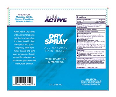 Kuribl Dray Spray (Kuribl Active Non Cbd Dry Spray)